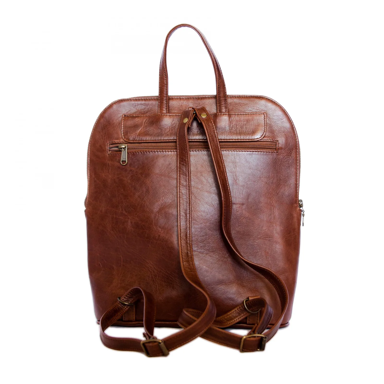 Leather Backpacks — Design 05 — Leather Backpacks leather goods manufacturer India