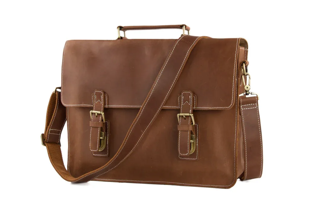 Leather Briefcases — Design 04 — Leather Briefcases leather goods manufacturer India
