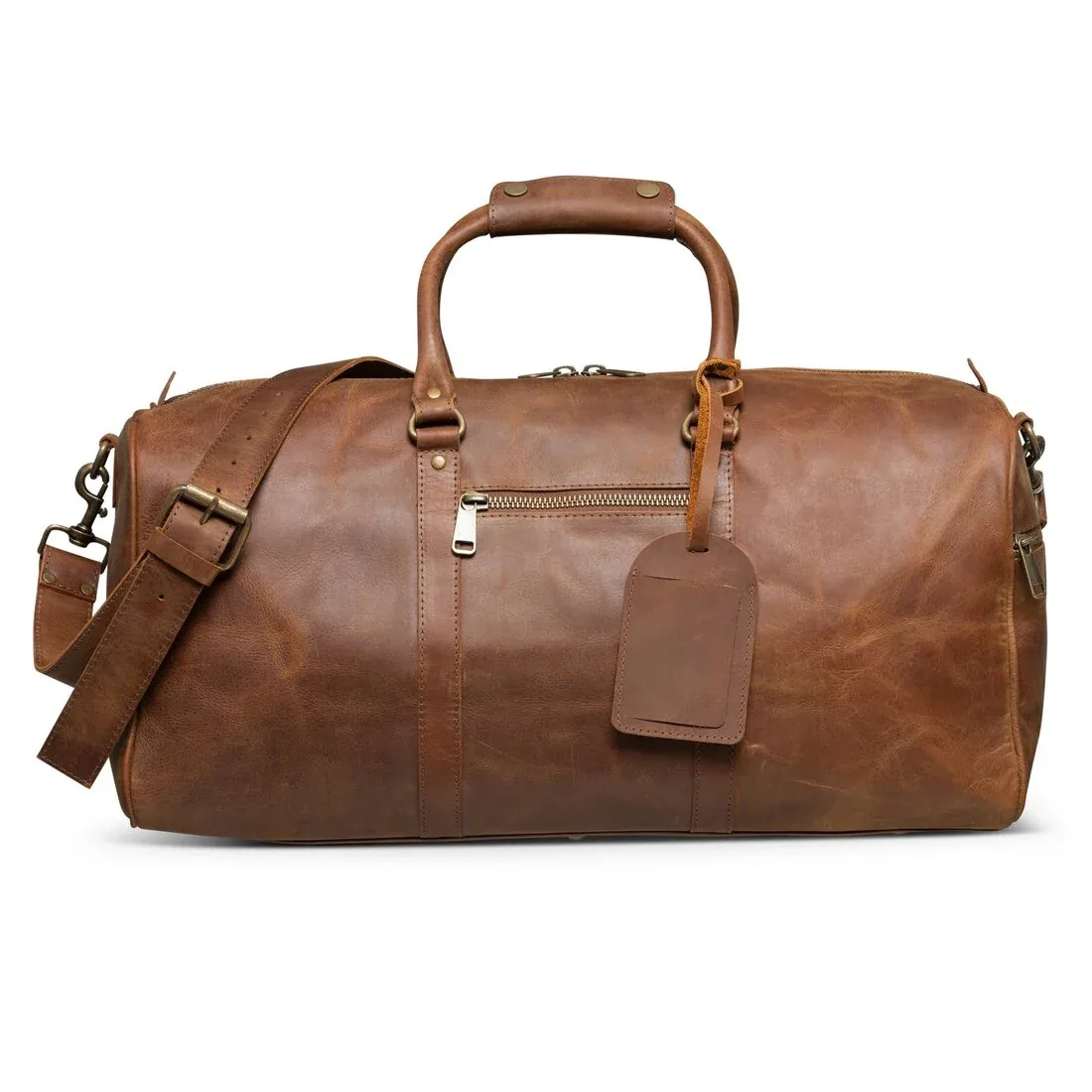 Leather Duffle Bags — Design 04 — Leather Duffle Bags leather goods manufacturer India