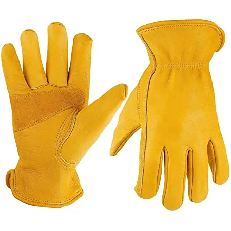 Leather Industrial Gloves — Design 01 — Leather Industrial Gloves leather goods manufacturer India