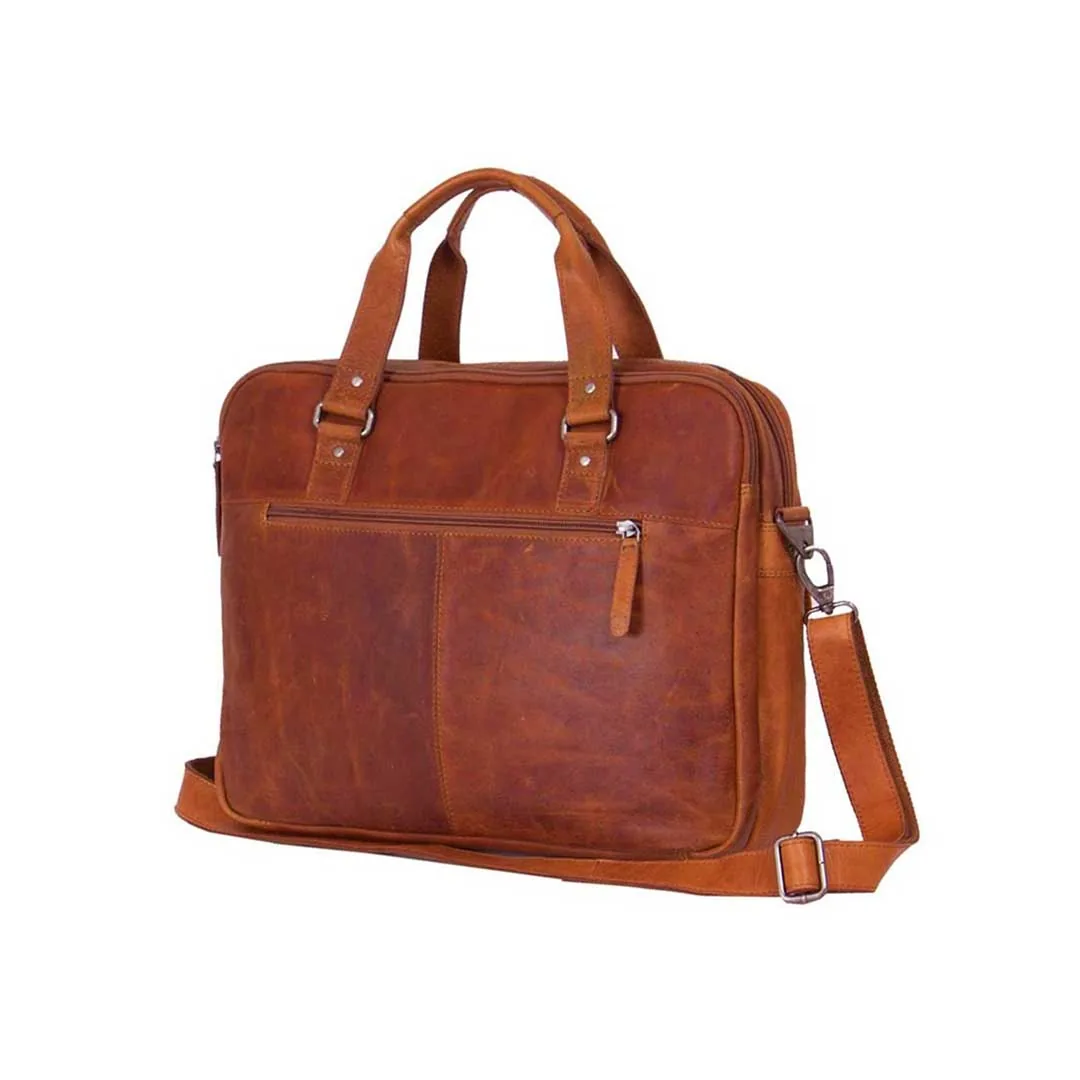 Leather Laptop Bags — Design 08 — Leather Laptop Bags leather goods manufacturer India