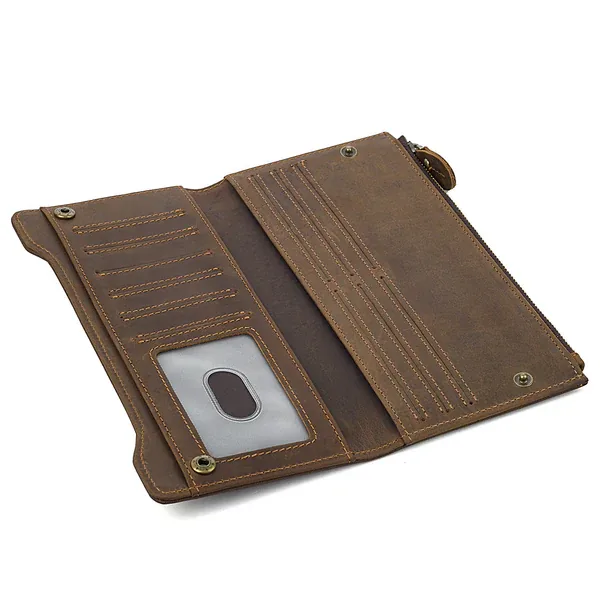 Leather Travel Wallets — Design 01 — Leather Travel Wallets leather goods manufacturer India